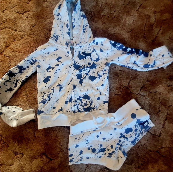 Vintage and RARE PINK Victoria's Secret Paint Splatter Set - Picture 5 of 6